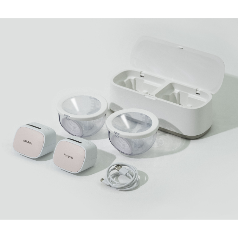 imani i2Plus Pro Breast Pump (One pair) + Dual Charging Dock + FREE GIFT